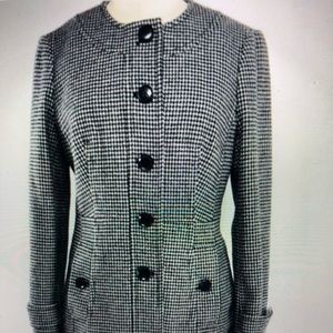 Banana Republic houndstooth coat